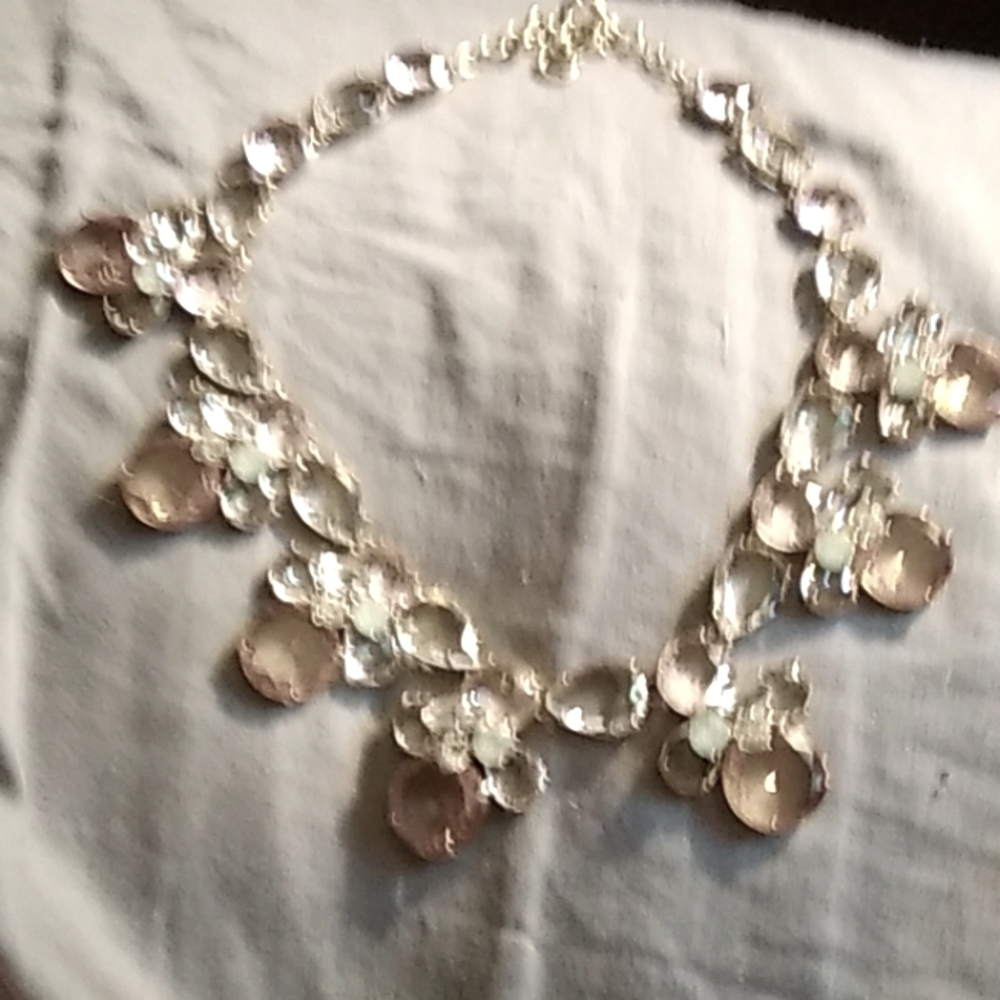 Jcrew dark peach necklace As Is